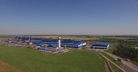 Steel Works is among the fields Stock Footage 73153874