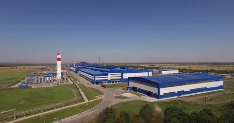 Steel Works is among the fields Stock Footage 73154989