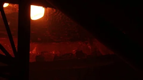 Steelmaking process, the blank wire Stock Footage 72755373