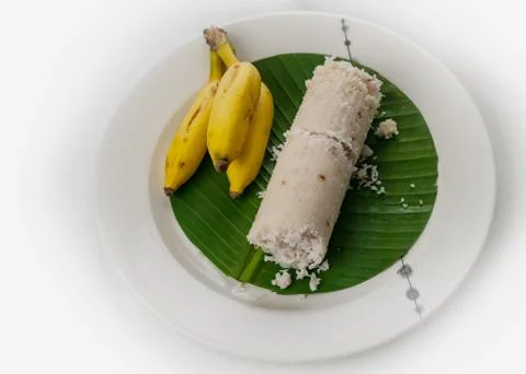 Steem cake/Puttu Stock Photos