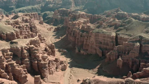 Steep canyon slopes Stock Footage 197538930