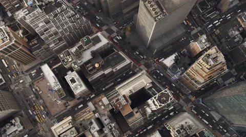 Steep look down at Times Square. Shot in 2011. Stock Footage 59169070