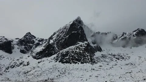 Steep mountains of Lofoten Stock Footage 237834699
