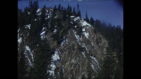 Steep Mountainside Video stock 47645269