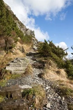 Steep pathway Stock Photos