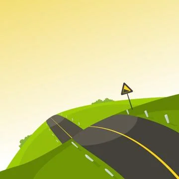 Steep Road Stock-Illustration