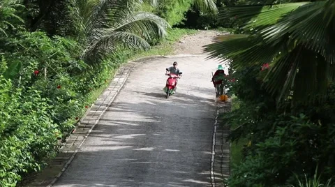 Steep Street Phuket Stock Footage 42707921
