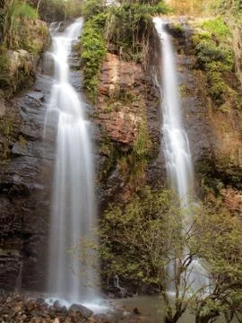 A steep waterfall Stock Photos