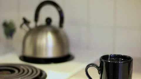 Steeping Cup of Tea Stock Footage 18193358