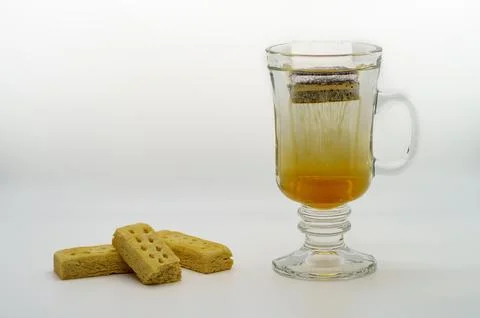 Steeping Tea and Shortbreads Foto stock
