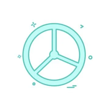 Steering car van icon vector design Stock Illustration