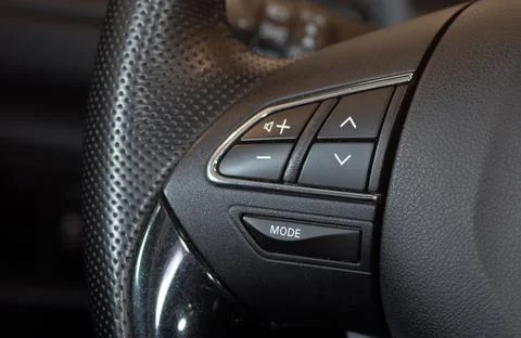 Steering wheel button 写真素材