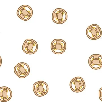 Steering wheel car vector seamless pattern 스톡 일러스트