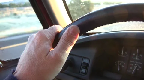 Steering Wheel, Driving Stock Footage 49537565