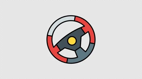 Steering Wheel Stock Footage 290888681