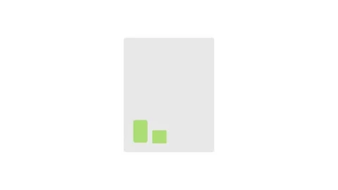 Steering wheel icon alongside a bar graph, symbolizing data analysis. Stock Footage 334021146