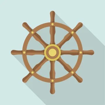 Steering wheel icon Stock Illustration
