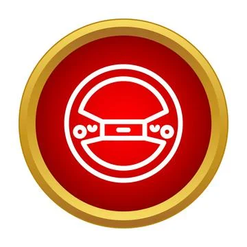 Steering wheel icon representing car navigation and driving Illustrazione stock