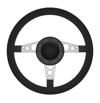Steering wheel Stock Illustration