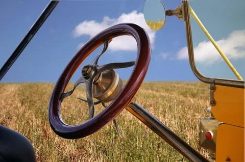 Steering wheel Stock Photos