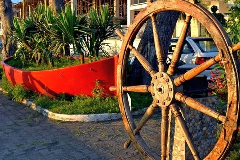 Steering wheel Foto stock