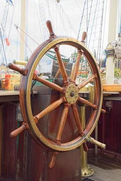 Steering wheel. Stock Photos