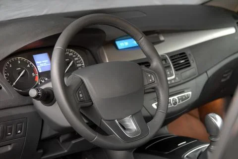 Steering wheel Stockfoto's