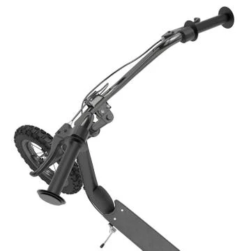Steering wheel scooter Stock-Illustration