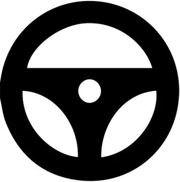 Steering wheel vector , safety,road,shape. Stock Illustration