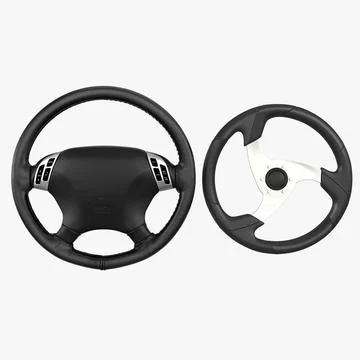 Steering Wheels Collection 3D Model