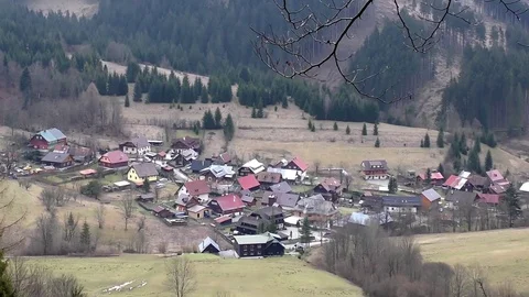 Štefanová in Vratna dolina. Stock Footage 84642151