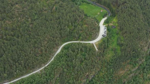Stegastein Viewpoint, Norway Stock Footage 114082932