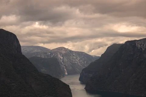 Stegastein viewpoint Stock Photos