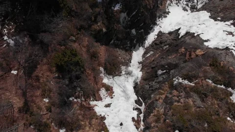 Steget, Frozen Falls Stock Footage 176968342