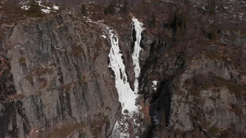 Steget, Frozen Falls Stock Footage 176972522