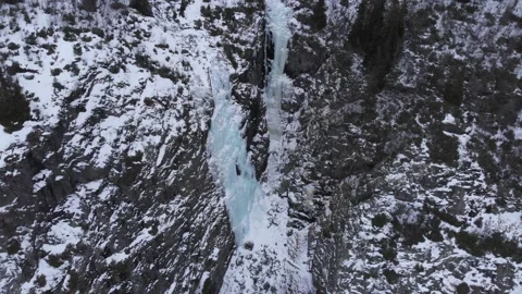 Steget, Frozen Falls Video stock 177312056