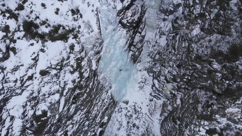 Steget, Frozen Falls Video stock 177312171