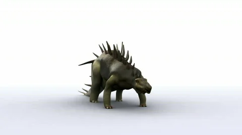 Stegosaur Stock Footage 736808
