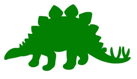 Stegosaurus Dinosaur Stock Illustration
