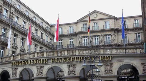 Steigenberger in Frankfurt Stock Footage 32880931