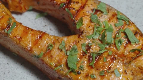 SteikFishRotage Stock Footage 249765697