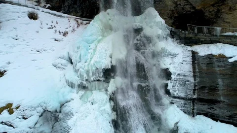 Steinsdalsfossen. Stock Footage 89525232