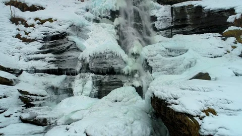 Steinsdalsfossen. Stock Footage 89525455