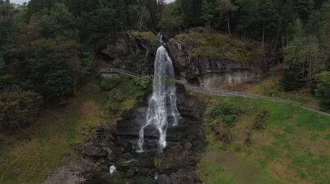 Steinsdalsfossen in Norway Stock Footage 69066383