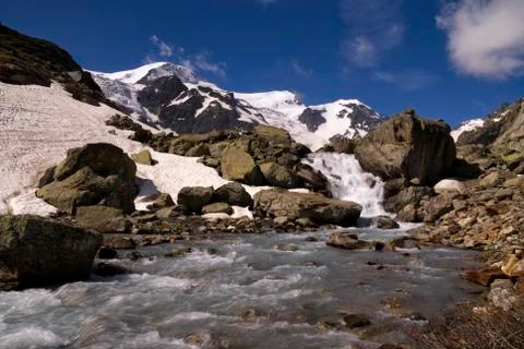 The Steinwasser brook Stock Photos