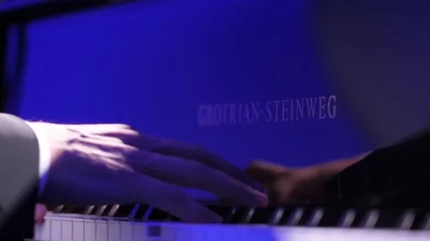 Steinweg Piano in Slowmotion Stock Footage 142082669
