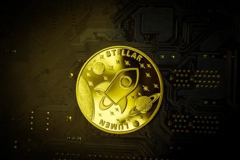 Stellar coin Stock Photos