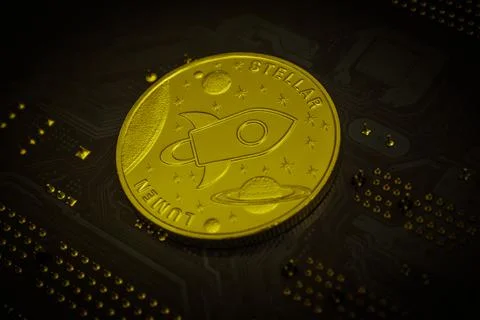 Stellar coin Stock Photos