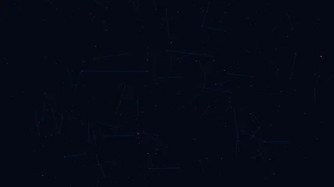 Stellar constellation a mesmerizing night sky display 動画素材 303187642