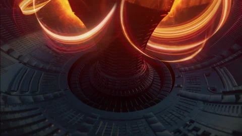 Stellar Core: Solar Fusion Simulation Sun Stock Footage 327821335